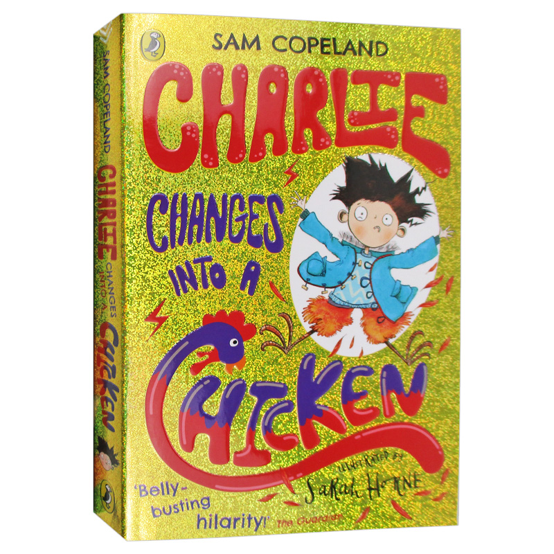 查理变成一只鸡 英文原版 Charlie Changes Into a Chicken 让孩子学会如何面对焦虑 儿童英语桥梁章节书 英文版少儿课外阅读书籍