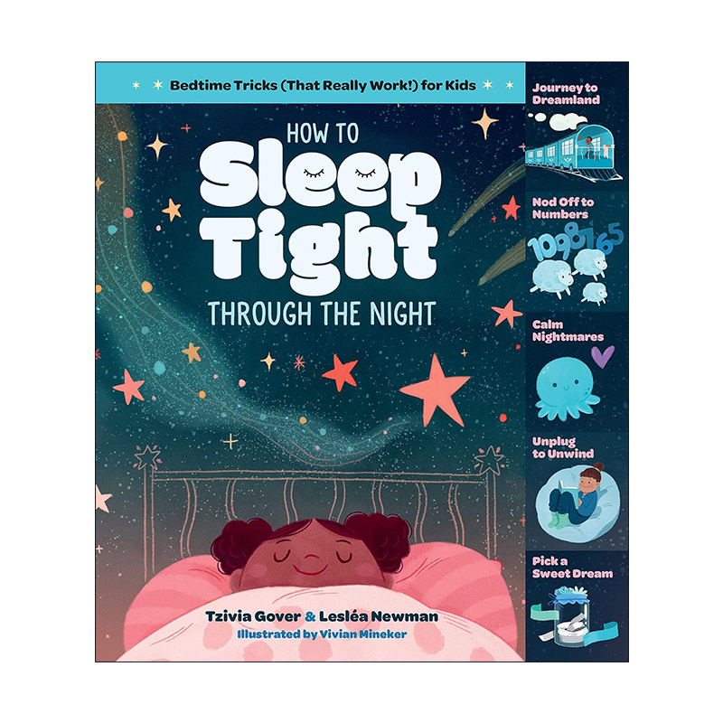 英文原版 How to Sleep Tight through the Night 蒙氏启蒙 如何睡个好觉 儿童入睡技巧 精装 英文版 进口英语原版书籍