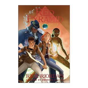 英文原版 The Kane Chronicles 01 The Red Pyramid埃及守护神系列1 凯恩与邪神之塔 红色金字塔 漫画版 Percy Jackson波西杰克逊