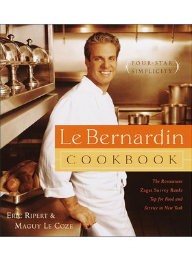 英文原版 Le Bernardin Cookbook 米其林三星餐厅简易食谱 精装 詹姆斯比尔德奖得主Eric Ripert 英文版 进口英语原版书籍