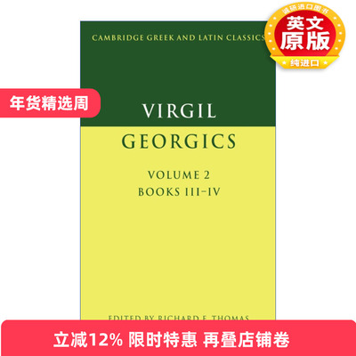 英文原版 Virgil Georgics Virgil Georgics 维吉尔 农事诗 卷二 剑桥希腊拉丁语经典系列 原文加学者注释 英文版进口英语原版书籍