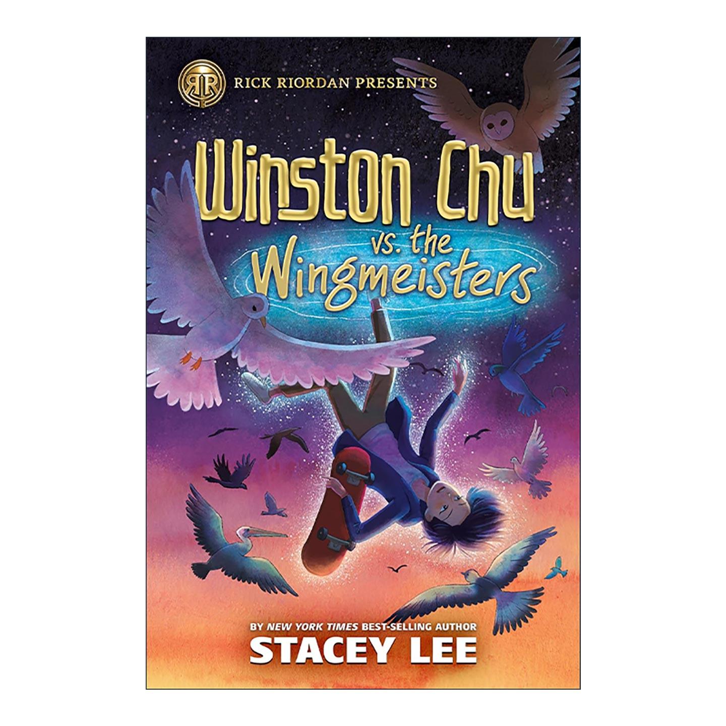 英文原版 Rick Riordan Presents Winston Chu vs.the Wingmeisters 温斯顿·朱与温迈斯特一家 波西杰克逊 儿童奇幻冒险小说