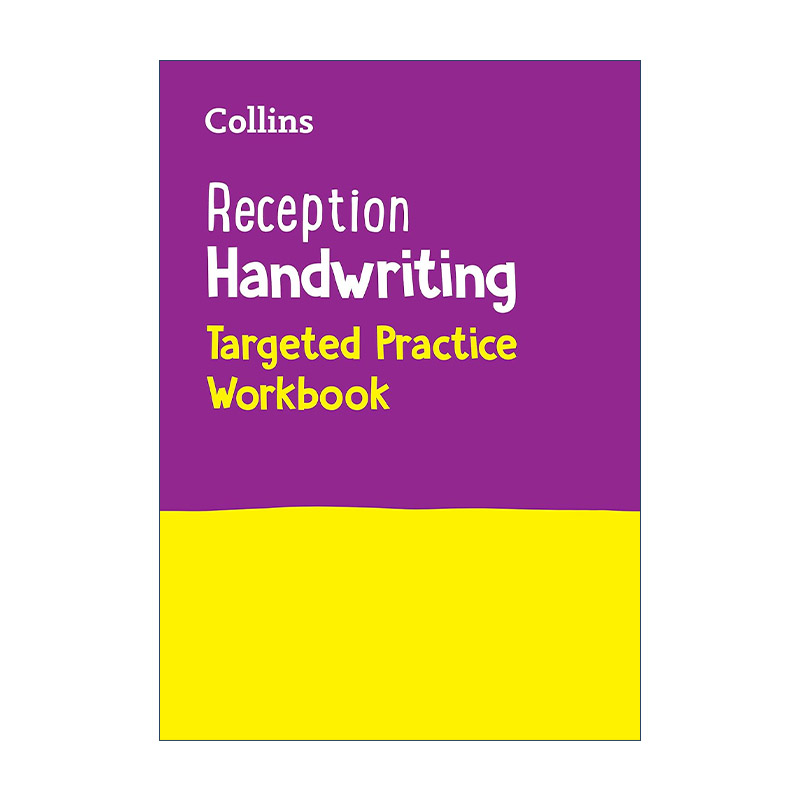 英文原版 Collins Reception Handwriting Targeted Practice Workbook 柯林斯早期书写练习册 英文版 进口英语原版书籍