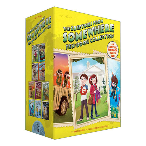 英文原版 The Greetings from Somewhere Ten-Book Collection  来自某处的问候1-10册盒装 全集 英文版 进口英语原版书籍