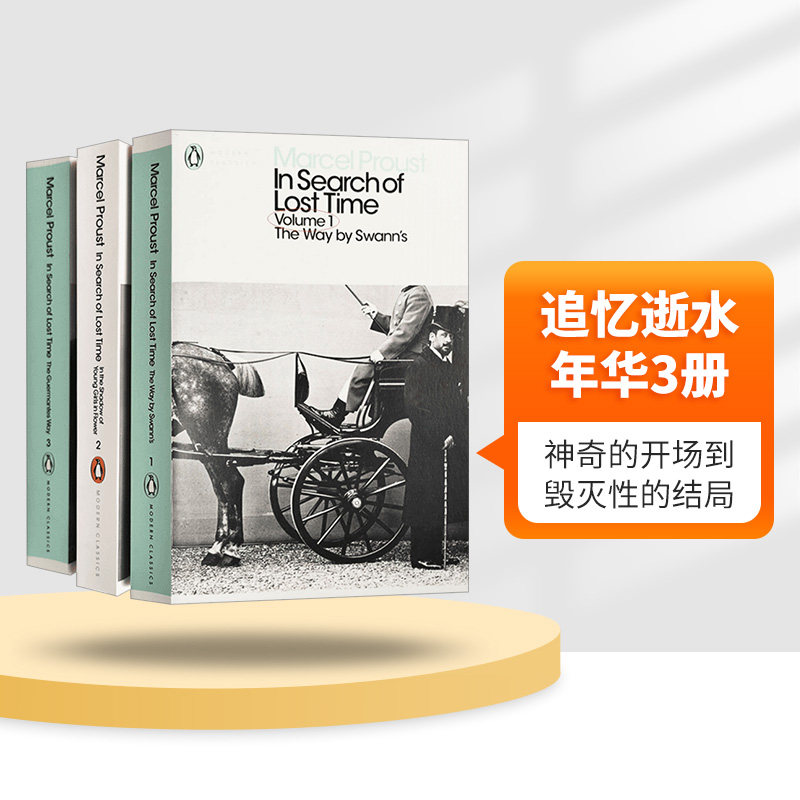 of lost time 英文版意识流小说 回忆录式自传体小说 法国普鲁斯特