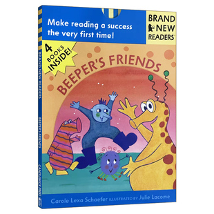 英文原版 Beeper's Friends Brand New Readers 彼伯的朋友们 4个小故事合集 儿童绘本 Candlewick分级读物 英文版 进口英语原版书