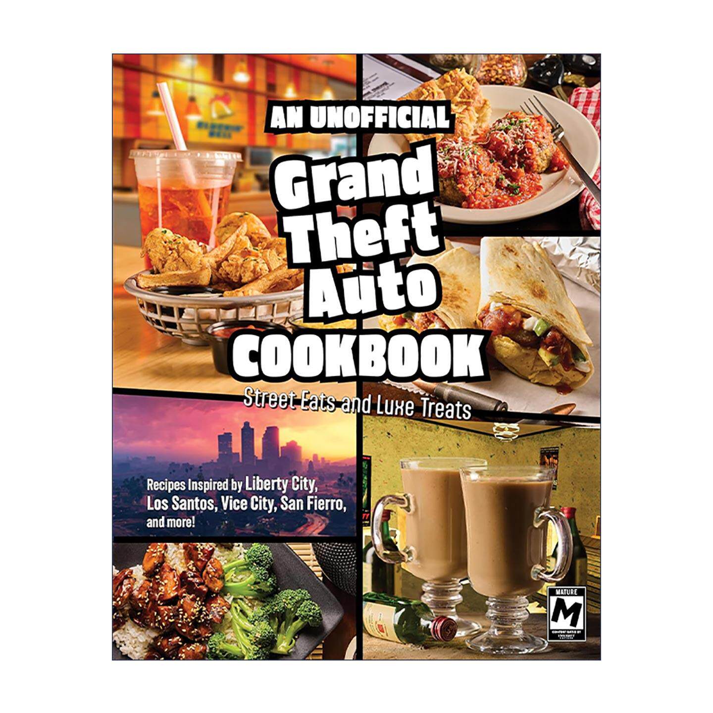 英文原版 The Unofficial Grand Theft Auto Cookbook 侠盗猎车手 游戏食谱书 精装 英文版 进口英语原版书籍