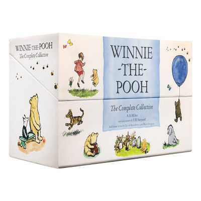 英文原版绘本 Winnie-the-Pooh 30-copy Deluxe Hardback Set 小熊维尼30册精装盒装 英文版 进口英语原版书籍儿童全英语书