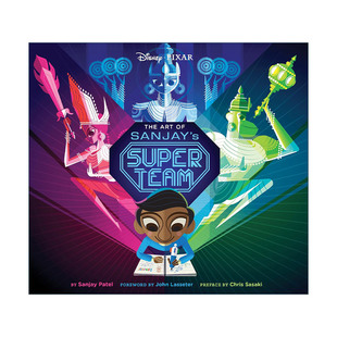 桑杰 Art Sanjay 英文版 书籍 英文原版 奥斯卡获奖动画短片 Super 精装 超级战队 Team 进口英语原版 设定集