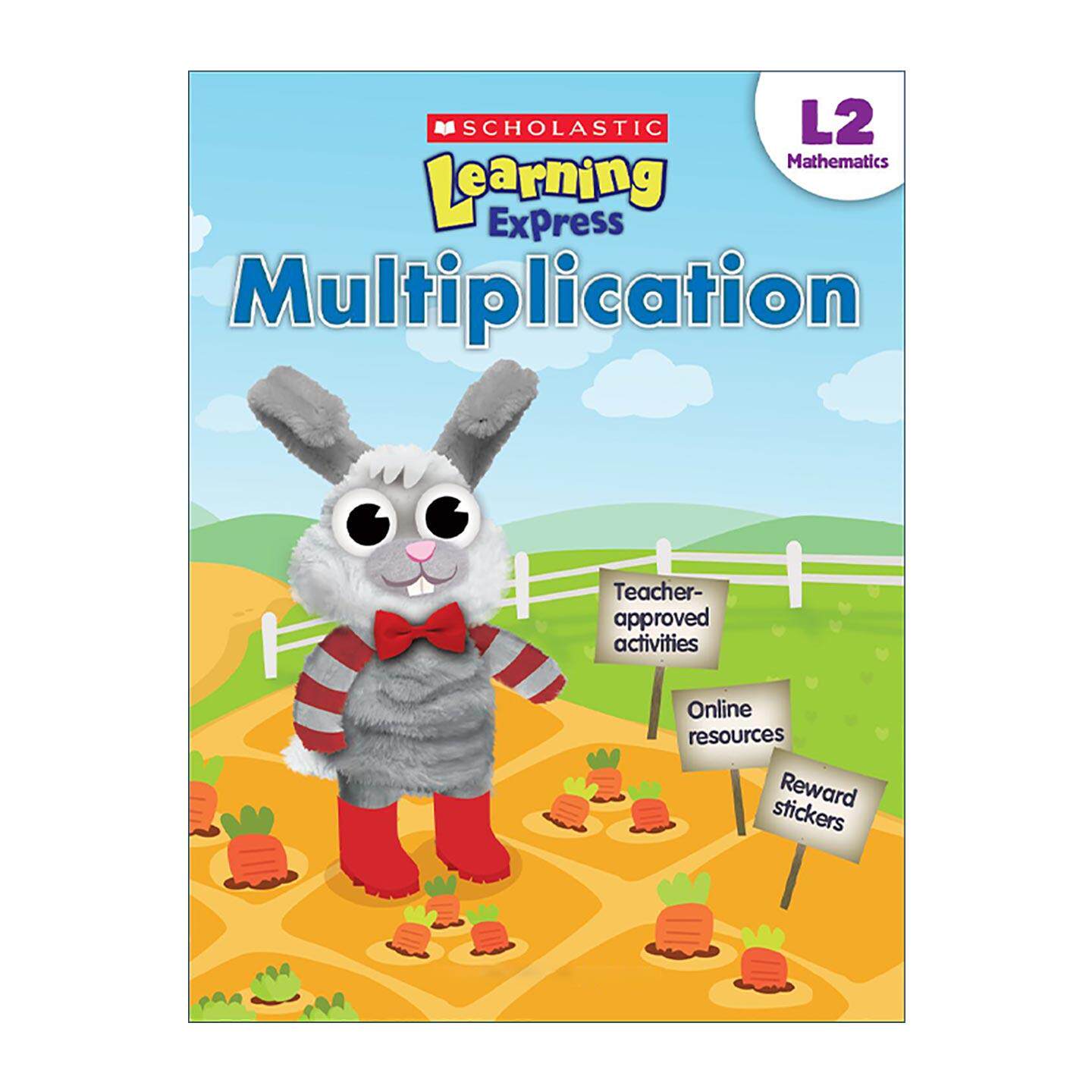 英文原版 Learning Express L2 Multiplication 学乐学习列车系列L2 乘法 英文版 进口英语原版书籍