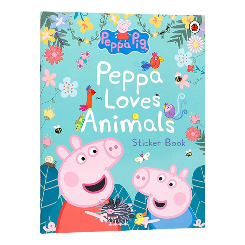 peppa pig peppa loves animals 小猪佩奇爱动物 粉红猪小妹 英文版