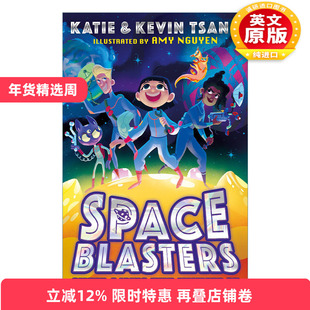 英文原版 Space Blasters Suzie Saves The Universe 太空冒险小分队1 苏茜拯救宇宙 儿童太空科幻章节书 英文版 进口英语原版书籍