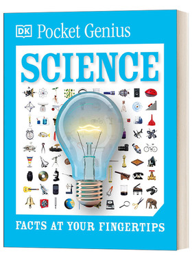 英文原版 Pocket Genius Science Facts at Your Fingertips DK百科知识口袋书 口袋天才系列 科学 英文版 进口英语原版书籍