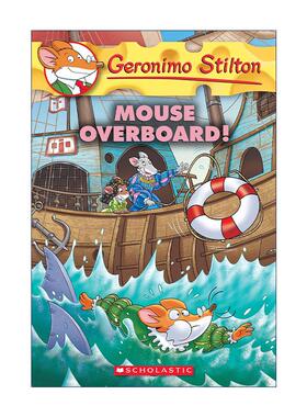 英文原版 Mouse Overboard Geronimo Stilton #62 老鼠记者62 英文版 进口英语原版书籍