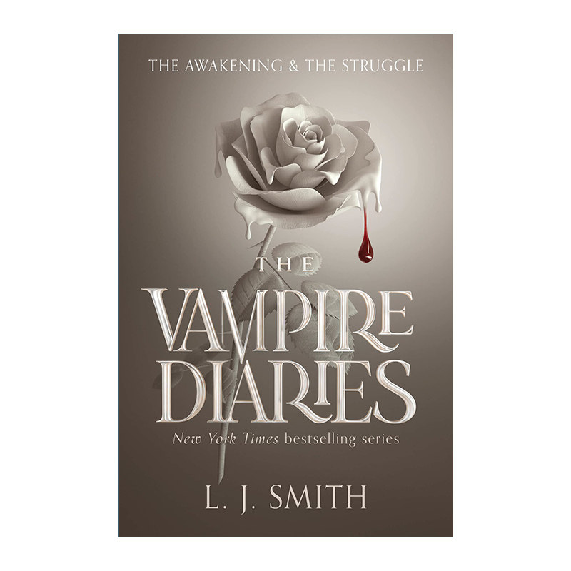 英文原版小说 The Vampire Diaries The Awakening and The Struggle 吸血鬼日记 觉醒和挣扎 2合1 英文版 进口英语原版书籍