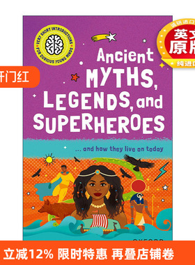 英文原版 Very Short Introductions for Curious Young Minds Ancient Myths Legends and Superheroes 古代神话 传说和超级英雄