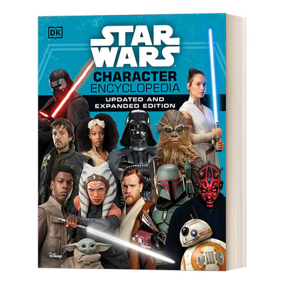 英文原版Star Wars Character Encyclopedia Updated and Expanded Edition 星球大战人物百科全书 扩充更新版 精装 科幻电影周边