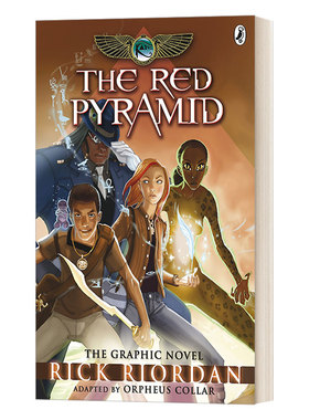 英文原版 The Kane Chronicles The Red Pyramid The Graphic Novel 波西·杰克逊埃及守护神系列漫画1 英文版 进口英语原版书籍