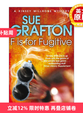 英文原版 F is for Fugitive 亡命者 侦探推理悬疑小说 苏·格拉夫顿字母系列作品 Sue Grafton 英文版 进口英语原版书籍