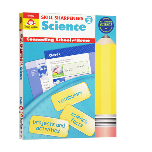 技能铅笔刀 科学练习册 二年级 英文原版 Skill Sharpeners Science Grade 2 美国加州小学教辅 英文版 进口原版英语书籍