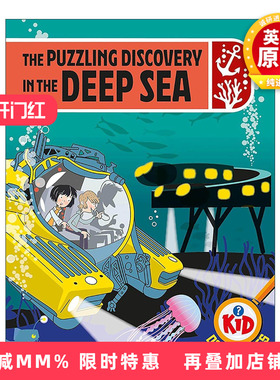 英文原版 Kid Detectives The Puzzling Discovery in the Deep Sea 深海发现 儿童侦探冒险故事 英文版 进口英语原版书籍