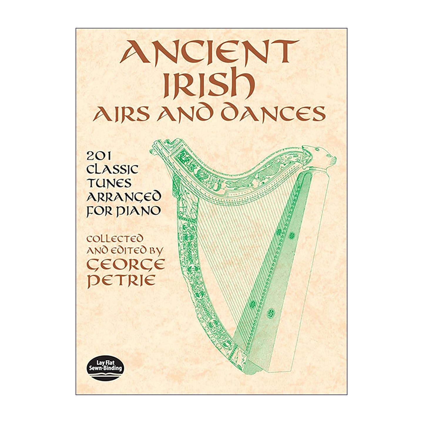 英文原版 Ancient Irish Airs and Dances 早期钢琴定调经典爱尔兰咏叹调和舞曲精选集 含双语曲谱 英文版 进口英语原版书籍