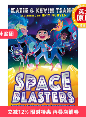 英文原版 Space Blasters Suzie Saves The Universe 太空冒险小分队1 苏茜拯救宇宙 儿童太空科幻章节书 英文版 进口英语原版书籍
