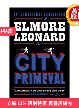 英文原版 City Primeval 火线警探 影视原著 侦探悬疑犯罪小说 埃尔默?伦纳德 Elmore Leonard 英文版 进口英语原版书籍