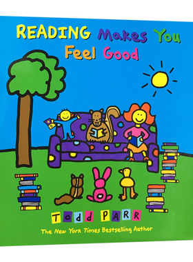 英文原版绘本 Reading Makes You Feel Good 淘弟有个大世界 爱上阅读 纽约时报畅销 英文版儿童全英语书