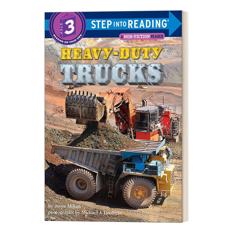 step into reading 3 heavy-duty trucks 重型卡车 英文版 进口英语