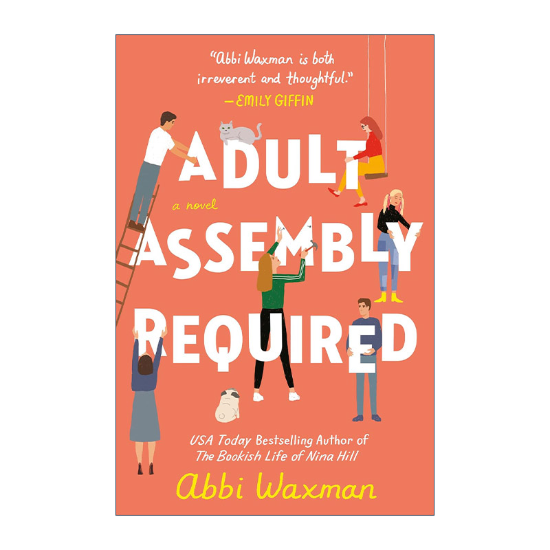 英文原版 Adult Assembly Required 成人集会 女性小说 书痴妮娜的完美生活作者Abbi Waxman 英文版 进口英语原版书籍