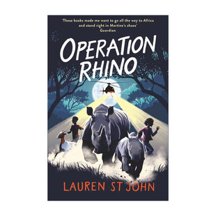 英文原版 The White Giraffe Series Operation Rhino 犀牛行动 儿童动作冒险小说 英文版 进口英语原版书籍