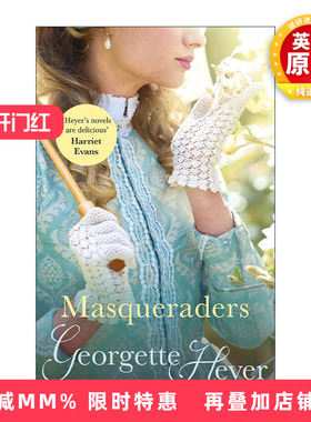 英文原版 Masqueraders 假面危机 乔吉特·海尔摄政浪漫喜剧小说 古典言情 英文版 进口英语原版书籍