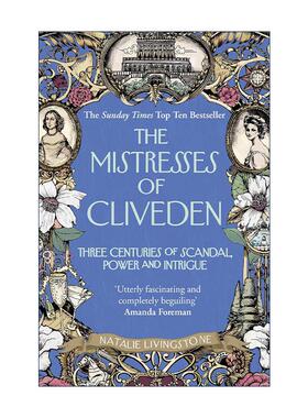 英文原版 The Mistresses of Cliveden 克莱弗登庄园的女人们 英国豪华古宅中延续三个世纪的丑闻 权利和阴谋 进口英语原版书籍
