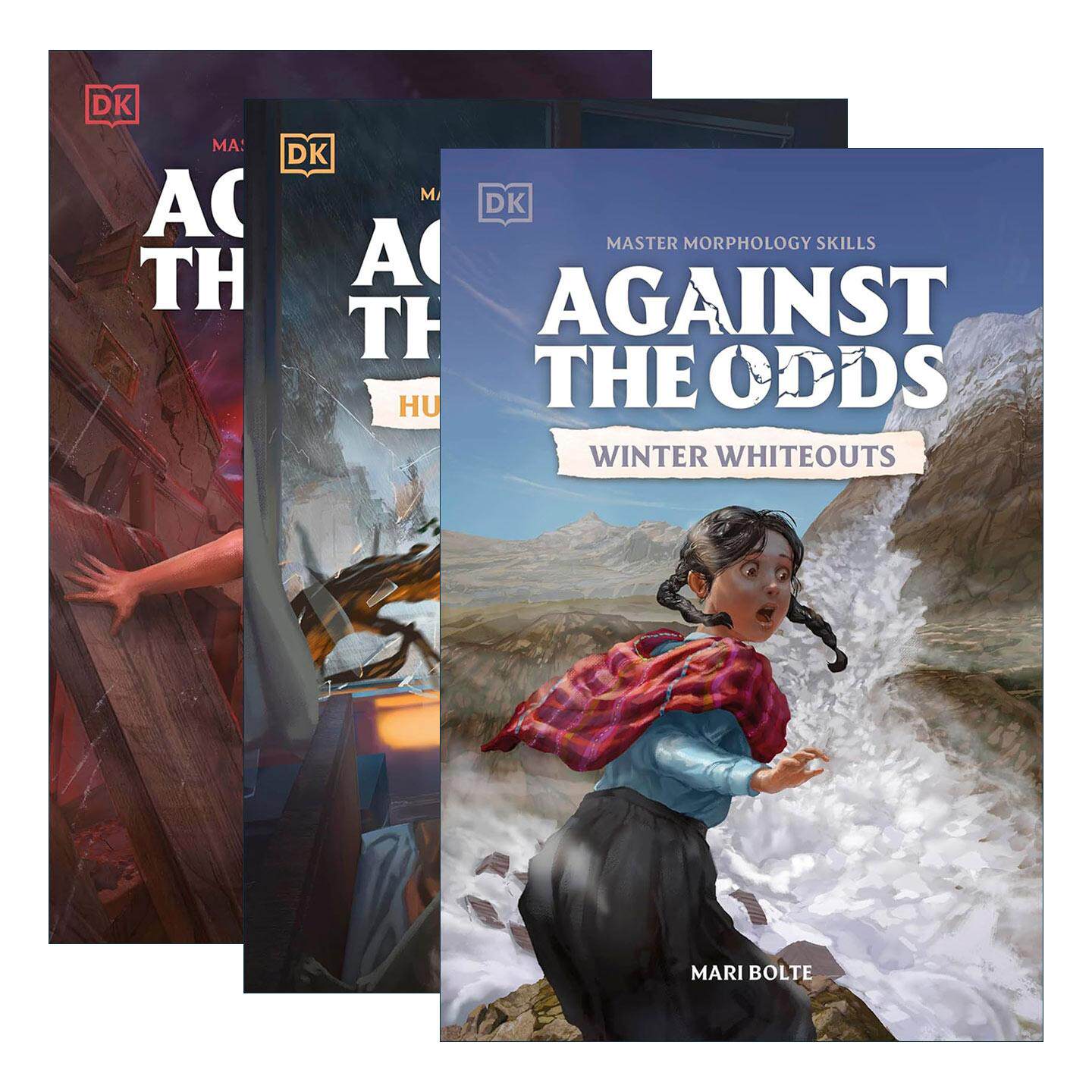 英文原版 Against the Odds 逆境求生系列3册 庞贝古城/飓风卡特里娜/冬日暴雪 DK历史章节小说 英文版 进口英语原版书籍