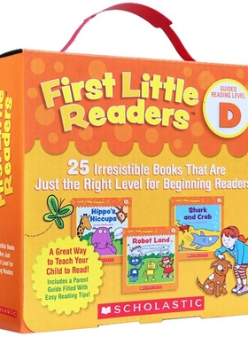 小读者系列D级25册 英文原版 First Little Readers 学乐指导性阅读家长套装英文版 Guided Reading Level D 进口英语书