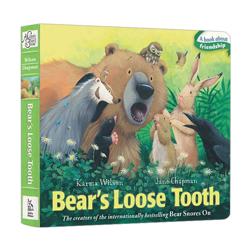 英文原版绘本 Bear's Loose Tooth 熊熊换牙 纸板书 英文版 进口英语原版书籍