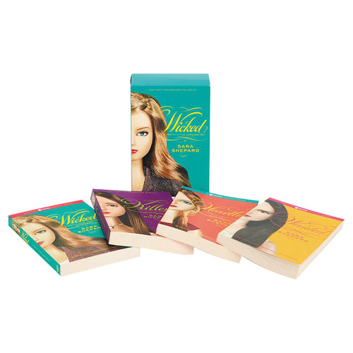 英文原版小说 The Pretty Little Liars Box Set Wicked The Second Collection 美少女的谎言5-8 英文版 进口英语原版书籍
