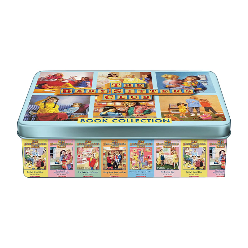 英文原版 Baby-Sitters Club Retro Tin Boxset 保姆俱乐部铁盒装1-6册 英文版 进口英语原版书籍