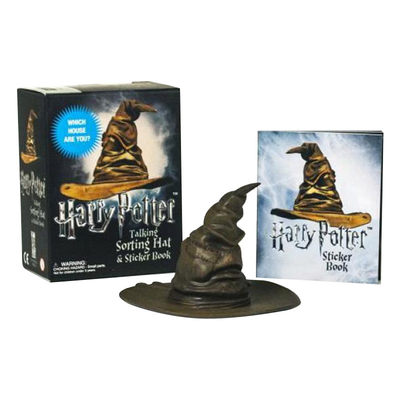英文原版 Harry Potter Talking Sorting Hat and Sticker Book 哈利·波特会说话的分院帽和贴纸书 英文版 进口英语原版书籍