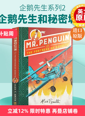 英文原版 Mr Penguin and the Fortress of Secrets 企鹅先生系列2：企鹅先生和秘密城堡 英文版儿童全英语书