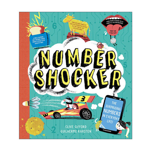 英文原版 Number Shocker 用数字讲科学 儿童STEM科普绘本 英文版 进口英语原版书籍
