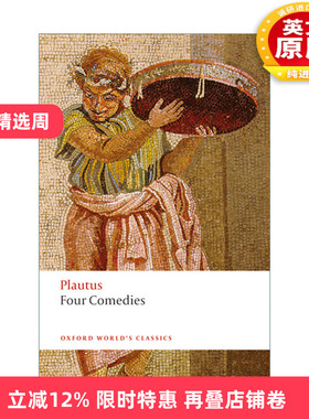 英文原版 Four Comedies 普劳图斯四大喜剧 牛津世界经典系列 英文版 进口英语原版书籍