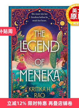 英文原版 The Legend of Meneka 米内卡传奇 天国舞者系列1 Kritika H. Rao 印度神话奇幻浪漫小说 英文版 进口英语原版书籍