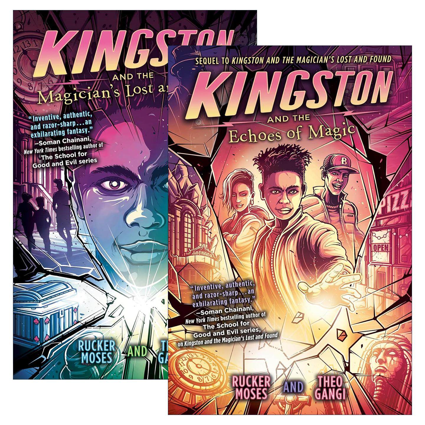 英文原版 Kingston 金斯顿系列2册 儿童奇幻冒险小说 Rucker Moses 英文版 进口英语原版书籍