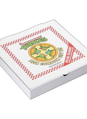 英文原版 The Teenage Mutant Ninja Turtles Pizza Cookbook Gift Set 忍者神龟 变种时代 披萨烹饪书礼品套装 精装 附送官方围裙