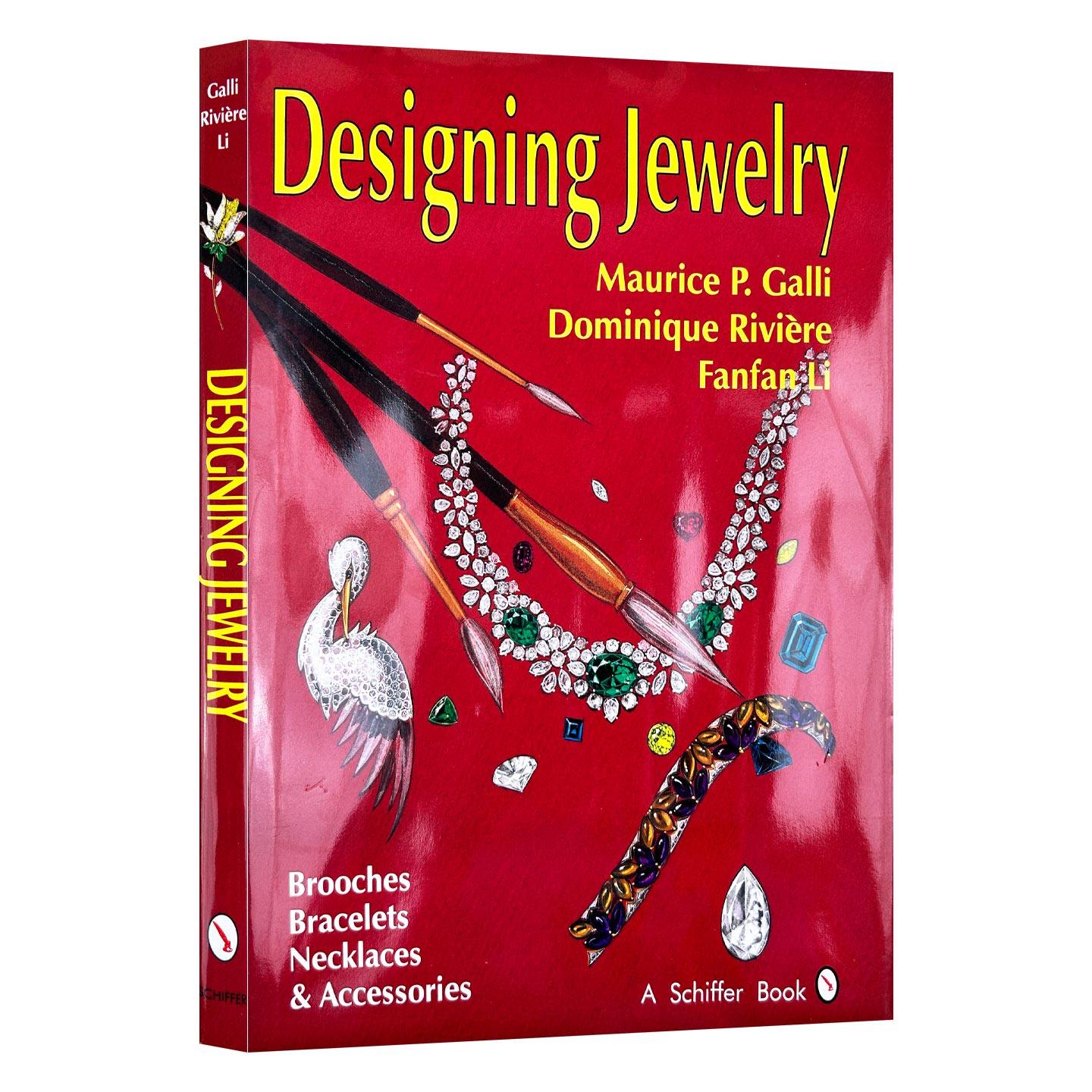 英文原版 Designing Jewelry 珠宝设计图解指南 胸针 手镯 项链和配件 Maurice  P. Galli 精装 英文版 进口英语原版书籍