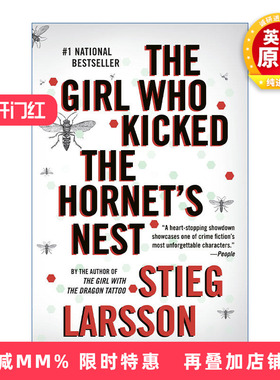 英文原版小说 Girl Who Kicked the Hornet's Nest 捅马蜂窝的女孩 千禧年三部曲3 Stieg Larsson 英文版 进口英语原版书籍