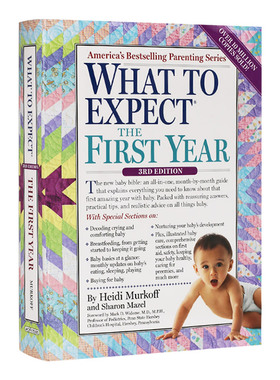 新生儿育儿指南 英文原版  What to Expect the First Year 海蒂育儿大百科 0-1岁  英文版进口原版英语书籍