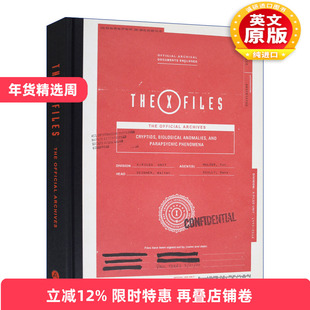 英文原版 The X-Files The Official Archives X档案案件卷宗 剧集设定 精装 英文版 进口英语原版书籍